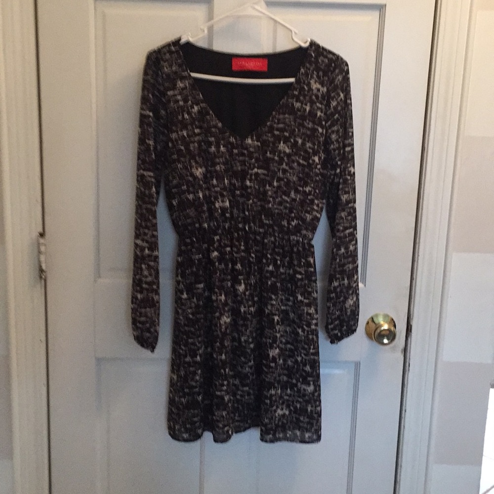 Akira black pattern dress